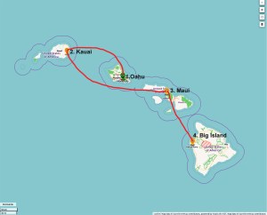 hawaii-route