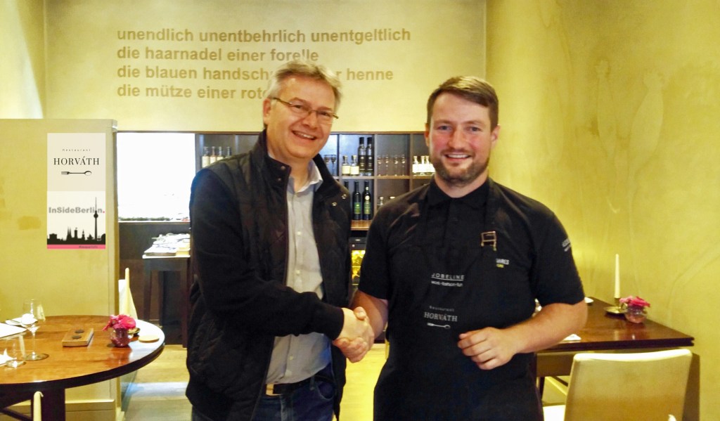 Der Berliner Meisterkoch 2017 “Sebastian Frank“ im Interview, sein Restaurant “Horvath“ und die Formel 2 +&nbsp;17