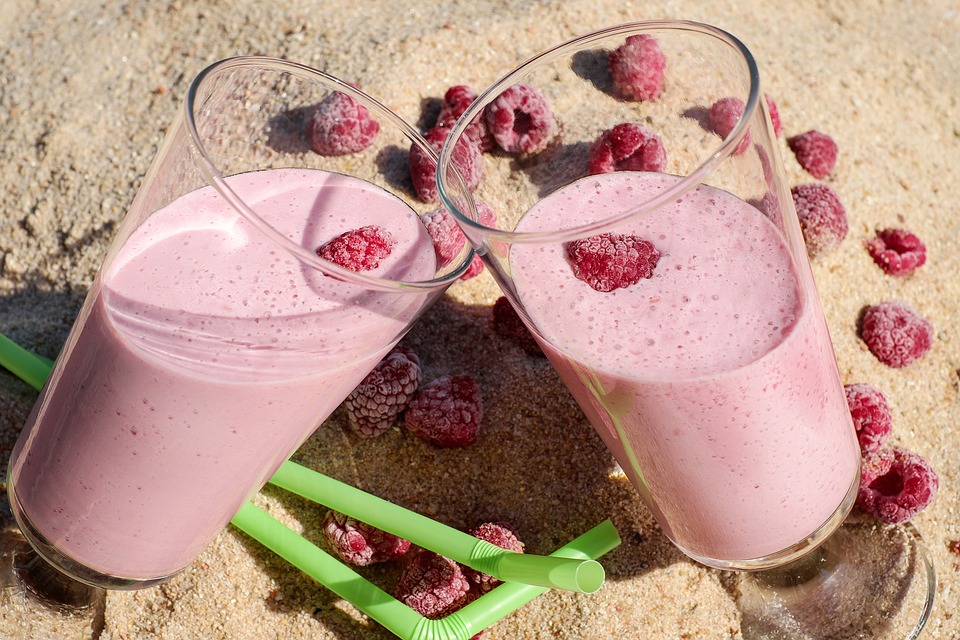 Powersmoothie mit Himbeer-Bananengeschmack | by Pierre&nbsp;Schulte