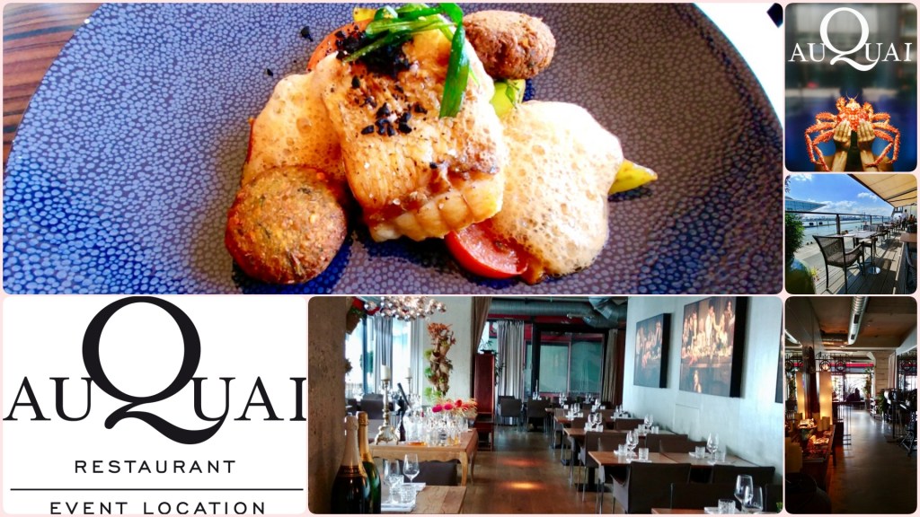 Wo gibt es einen guten Business-Lunch in Hamburg ? Heute das Restaurant “Au Quai“ gegenüber dem Cruise Terminal&nbsp;Altona