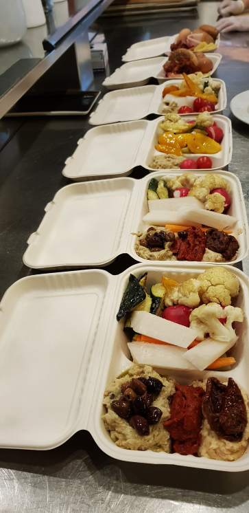 Frückstücksboxen © Grand Hyatt Berlin